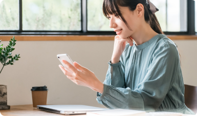 通学時間ゼロ！スキマ時間で1時限(50分)だけでも受講できる！