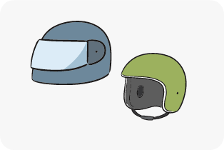 運転しやすい服装（サンダル不可）